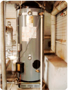 日本领事馆 采用“万凯”原装进口商用燃气热水器。